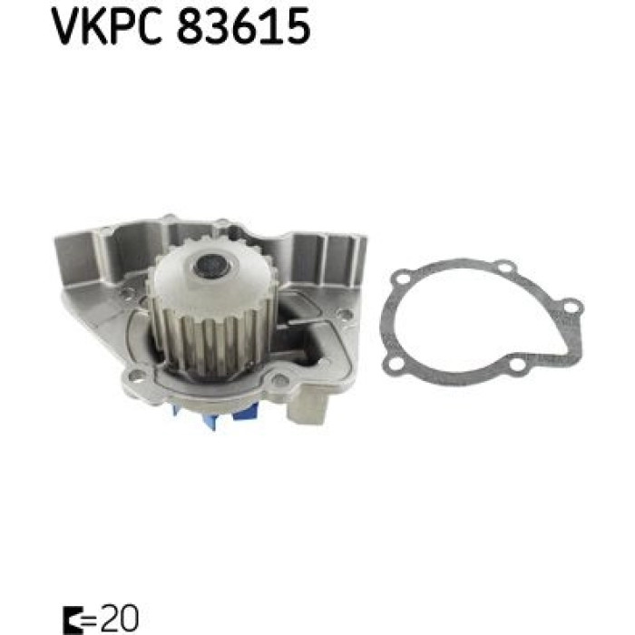 SKF Wasserpumpe VKPC 83615 SKF Wasserpumpe VKPC 83615