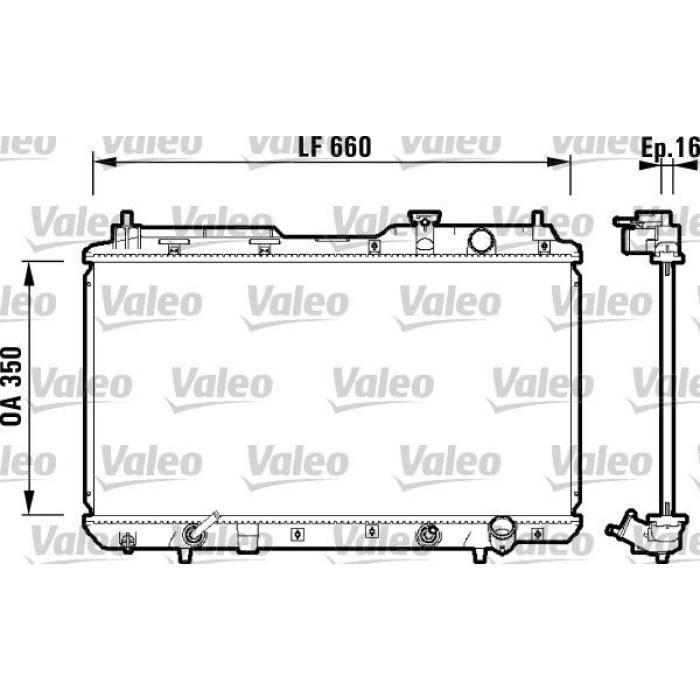 Valeo Motorkühler 734110