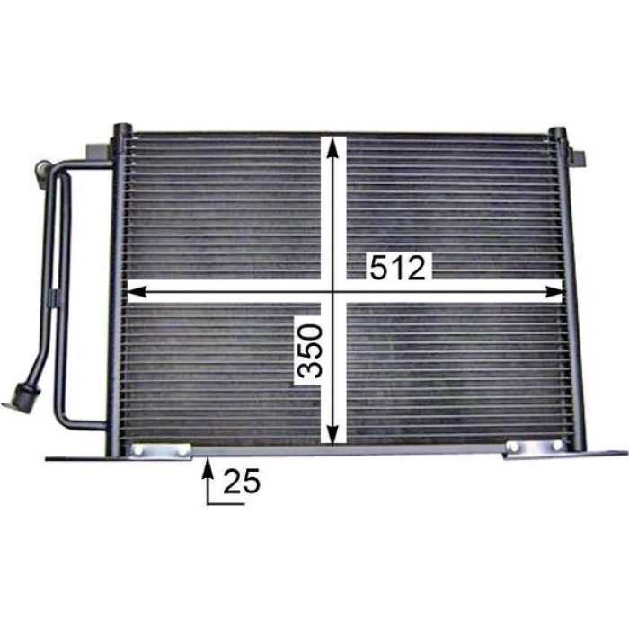 MAHLE Kondensator, Klimaanlage AC 183 000S MAHLE Kondensator, Klimaanlage AC 183 000S
