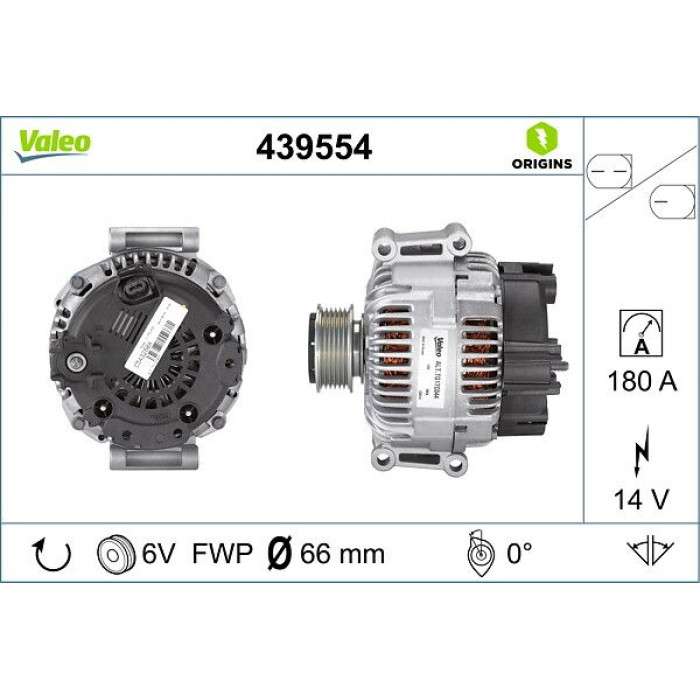Valeo Lichtmaschine 439554 Valeo Lichtmaschine 439554