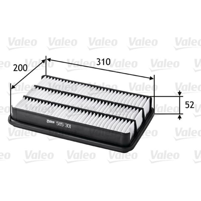 585301 Valeo Luftfilter 585301 585301 Valeo Luftfilter 585301