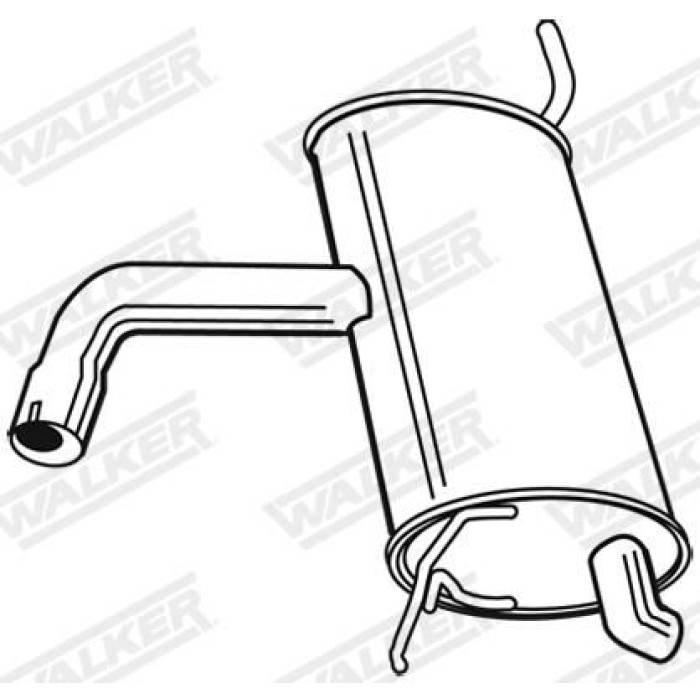 Walker Endschalldämpfer 23005 Walker Endschalldämpfer 23005