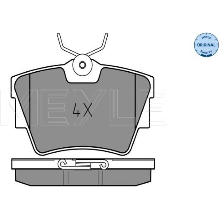 MEYLE Bremsbelagsatz Renault Trafic 252398017