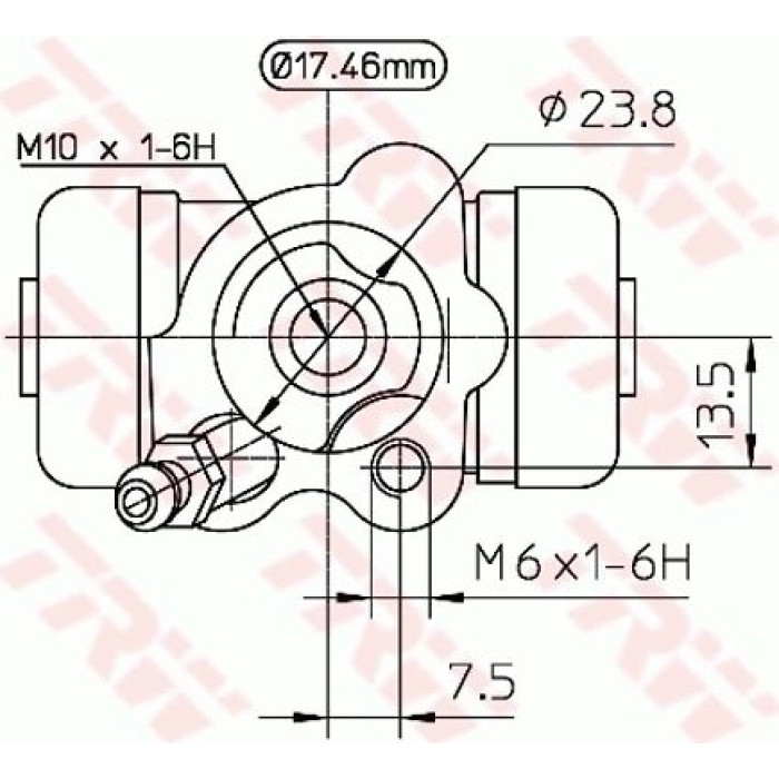 TRW Radbremszylinder BWA155 TRW Radbremszylinder BWA155