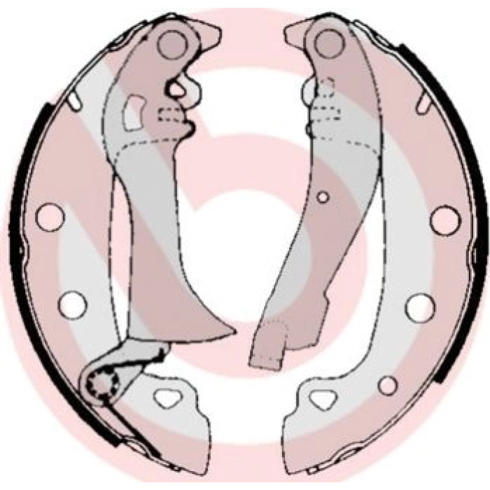 Bremsbackensatz HA S 23 503 Bremsbackensatz HA S 23 503