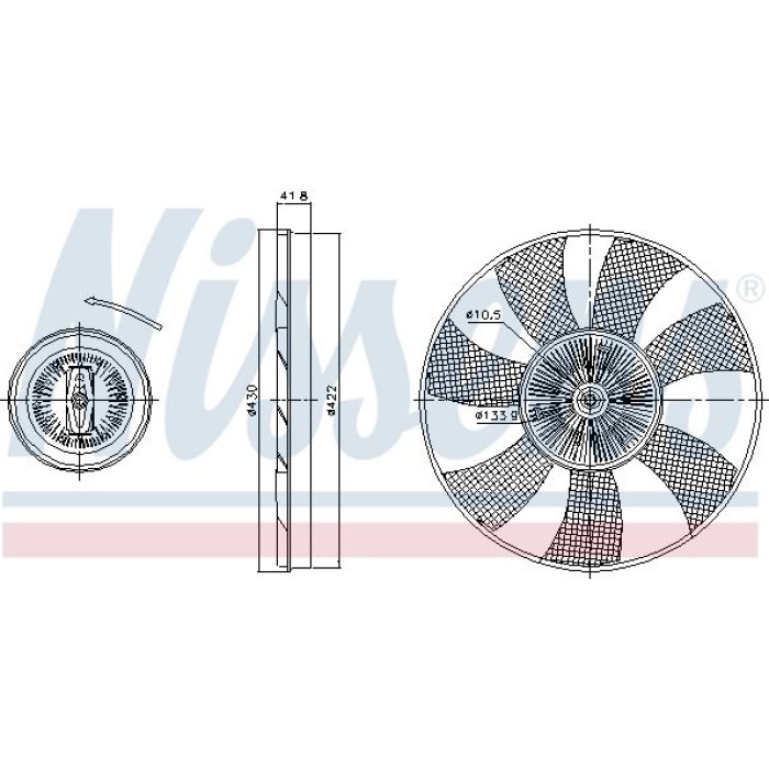 Nissens Kühlerlüfter PKW 86217 Nissens Kühlerlüfter PKW 86217