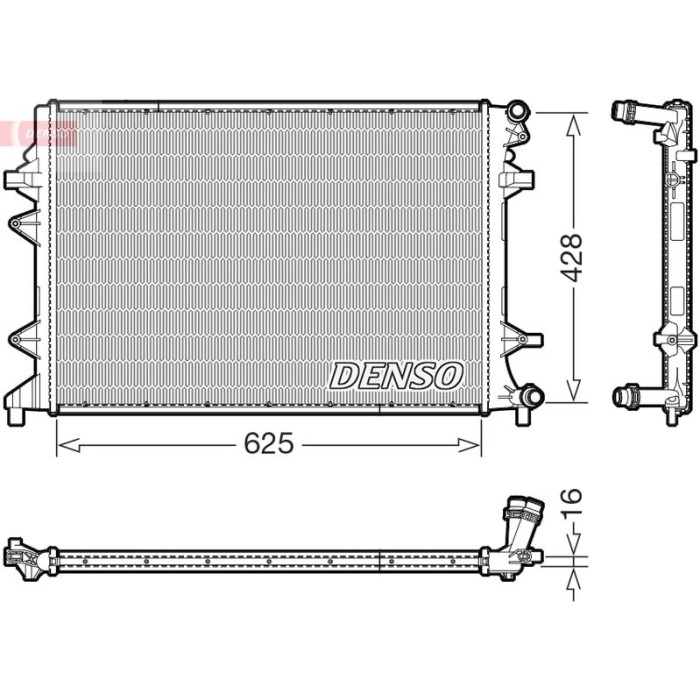 Denso Motorkühler DRM32054 Denso Motorkühler DRM32054