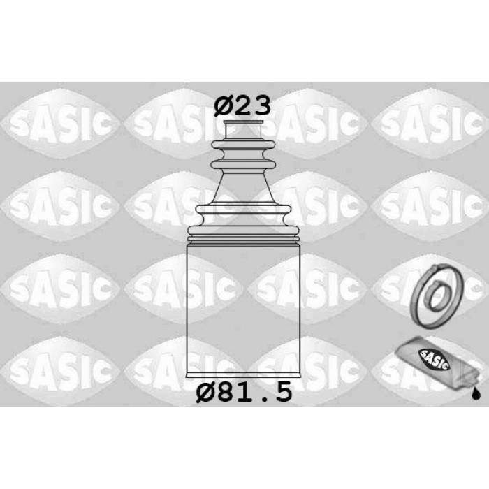 SASIC Faltenbalgsatz, Antriebswelle 1904006 SASIC Faltenbalgsatz, Antriebswelle 1904006
