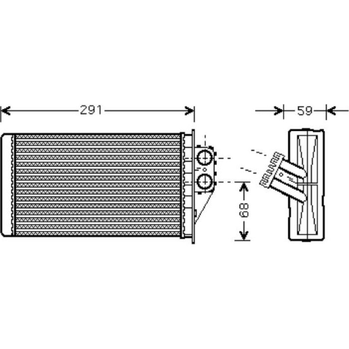 Valeo Wärmetauscher 812339 Valeo Wärmetauscher 812339