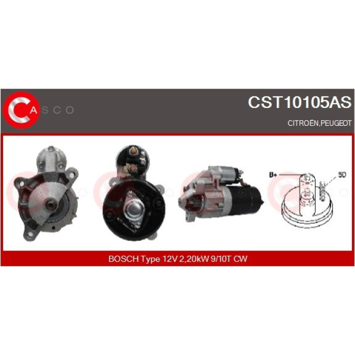 CASCO Anlasser CST10105AS CASCO Anlasser CST10105AS
