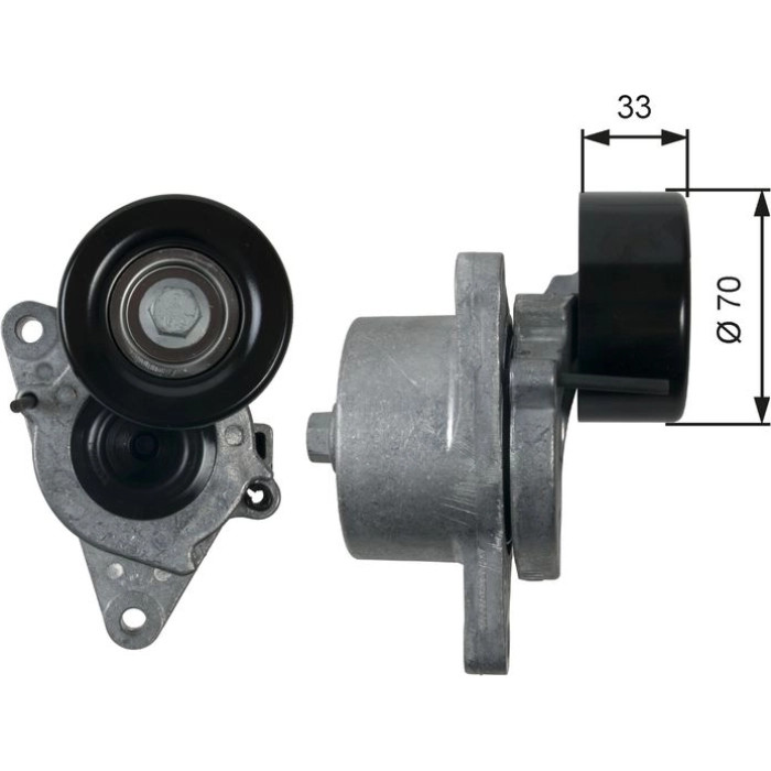 Gates Spannrolle T39170 Gates Spannrolle T39170