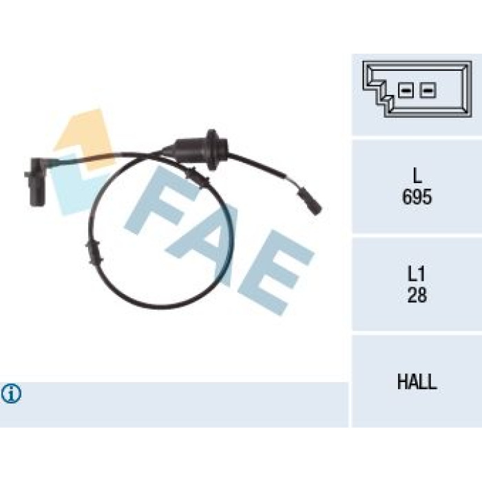 78108 FAE Sensor, Raddrehzahl 78108