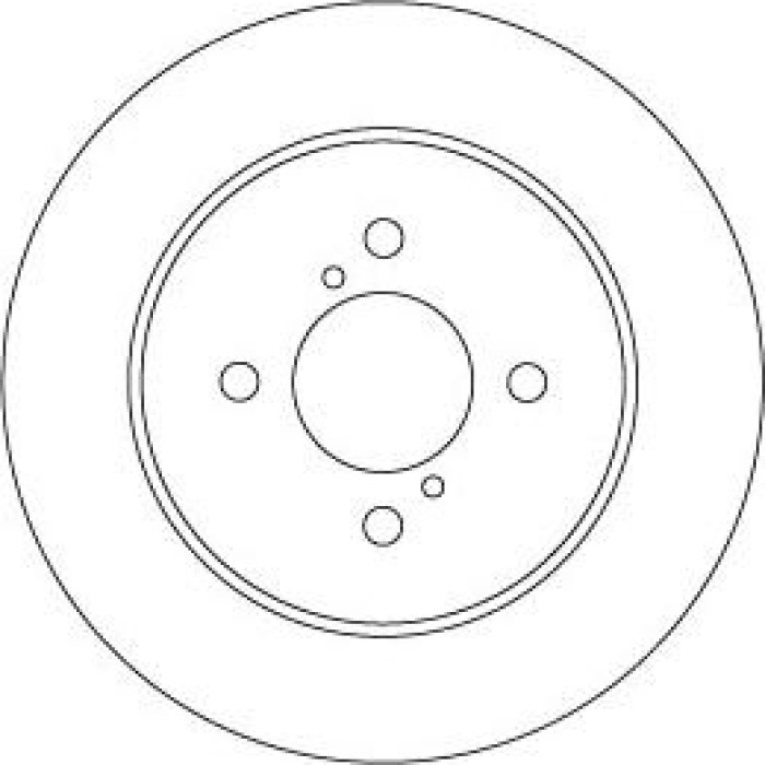 TRW Bremsscheibe Hinterachse DF6686
