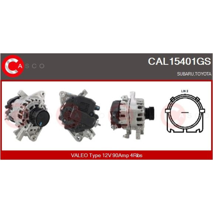CASCO Generator CAL15401GS CASCO Generator CAL15401GS