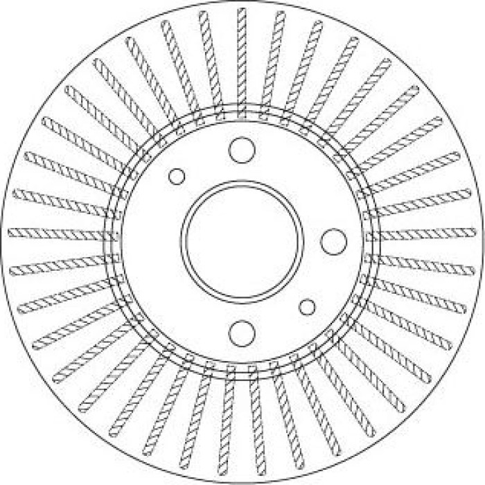 TRW Bremsscheibe Vorderachse DF6693 TRW Bremsscheibe Vorderachse DF6693