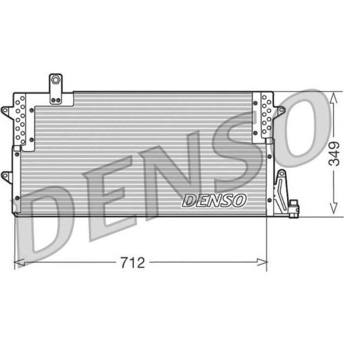 Denso Klimakondensator DCN32007 Denso Klimakondensator DCN32007