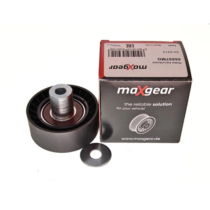 MAXGEAR Keilrippenriemen-Umlenk-/Führungsrolle 55557MG 54-0312 MAXGEAR Keilrippenriemen-Umlenk-/Führungsrolle 55557MG 54-0312