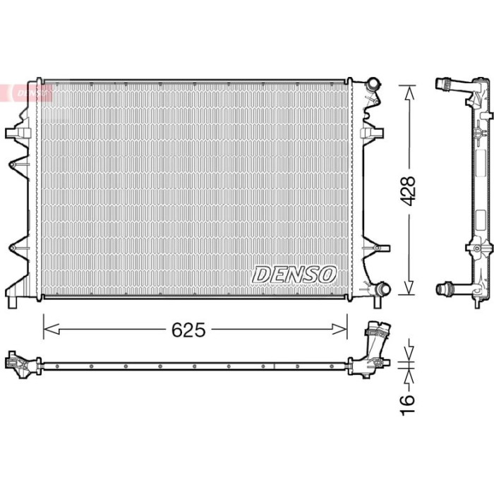 Denso Motorkühler DRM32047 Denso Motorkühler DRM32047