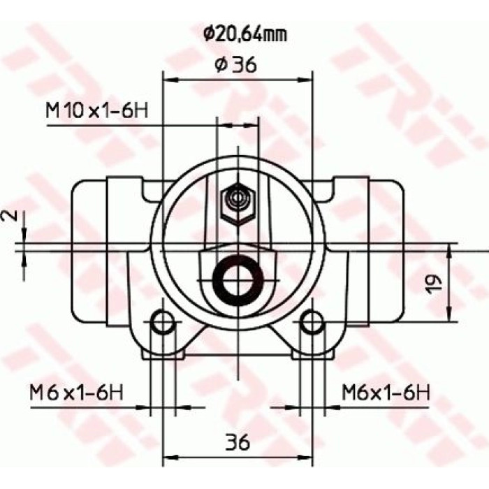 TRW Radbremszylinder BWF137 TRW Radbremszylinder BWF137