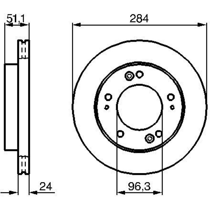 Bosch Bremsscheibe Vorderachse 0 986 479 020 Bosch Bremsscheibe Vorderachse 0 986 479 020