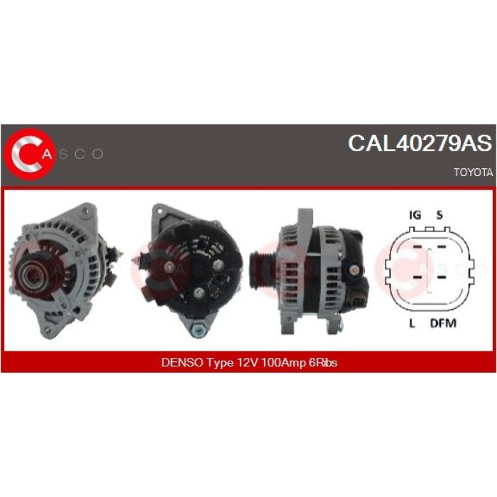CASCO Generator CAL40279AS CASCO Generator CAL40279AS