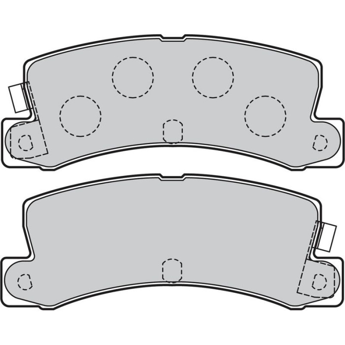 Valeo Bremsbelagsatz 598984 Valeo Bremsbelagsatz 598984