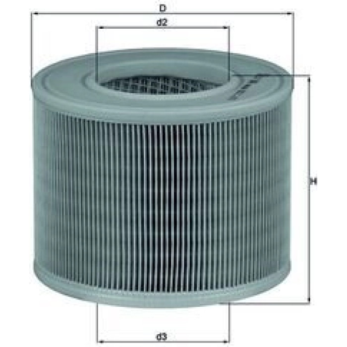 MAHLE Luftfilter LX 986