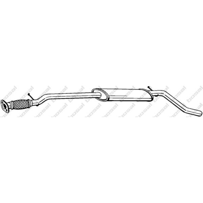 Bosal Schalldämpfer 286-325 Bosal Schalldämpfer 286-325