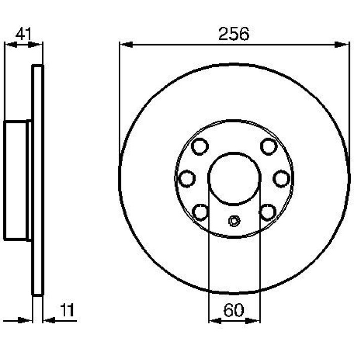 Bosch Bremsscheibe Vorderachse 0 986 478 880 Bosch Bremsscheibe Vorderachse 0 986 478 880