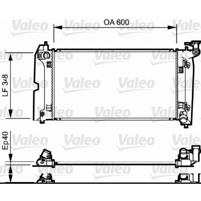 Valeo Motorkühler 734711
