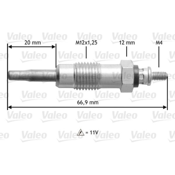 Valeo Glühkerze 345111 Valeo Glühkerze 345111
