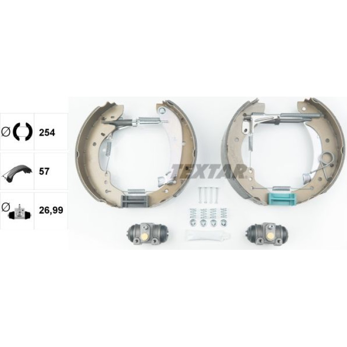 Textar Bremsbackensatz 84047901 Textar Bremsbackensatz 84047901
