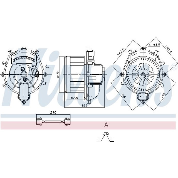 Nissens Kühlerlüfter PKW 87287 Nissens Kühlerlüfter PKW 87287