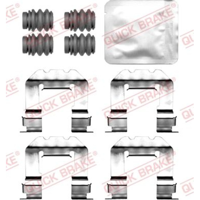 Quick Brake Zusatzsatz für Scheibenbremsbeläge 109-0127