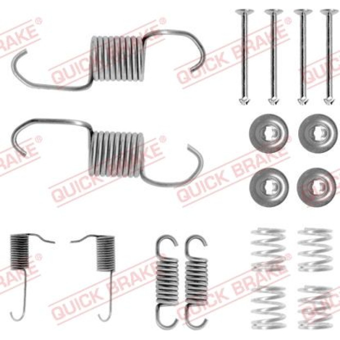 Quick Brake Montagesatz für Bremsbacken 105-0696 Quick Brake Montagesatz für Bremsbacken 105-0696
