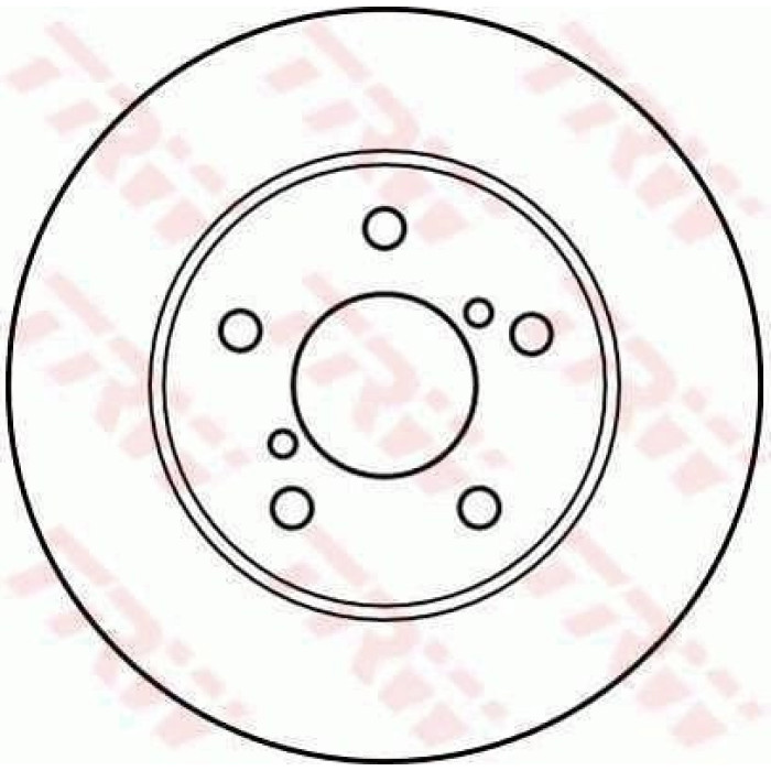 TRW Bremsscheibe DF4013 TRW Bremsscheibe DF4013