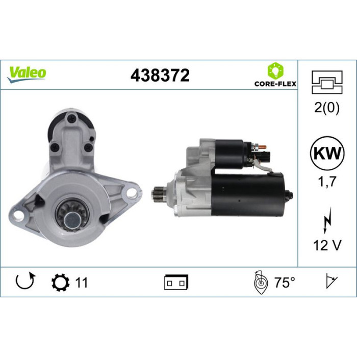 Valeo Anlasser 438372