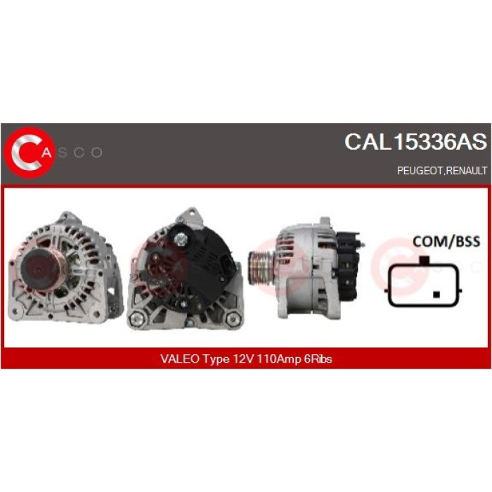 CASCO Generator CAL15336AS CASCO Generator CAL15336AS