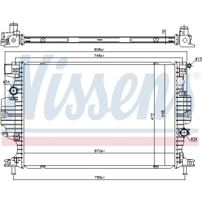 620152 Nissens Wasserkühler PKW 620152 620152 Nissens Wasserkühler PKW 620152