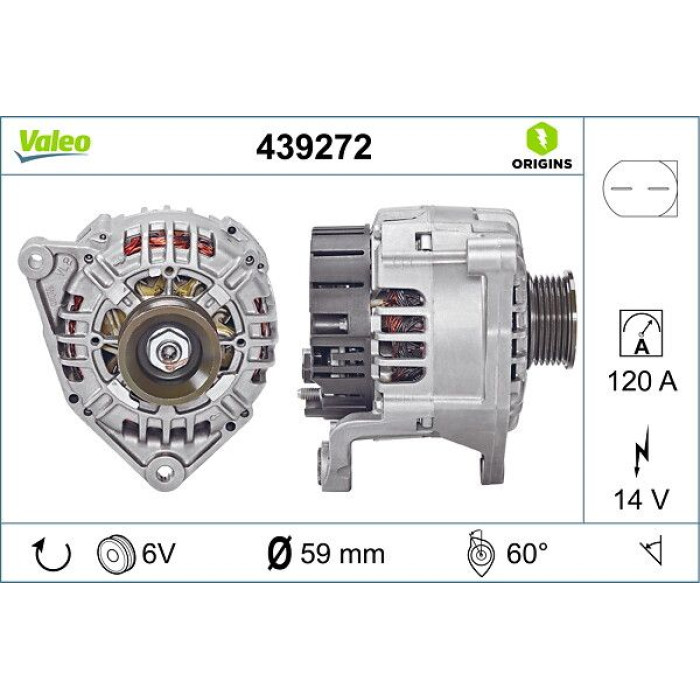 Valeo Lichtmaschine 439272 Valeo Lichtmaschine 439272