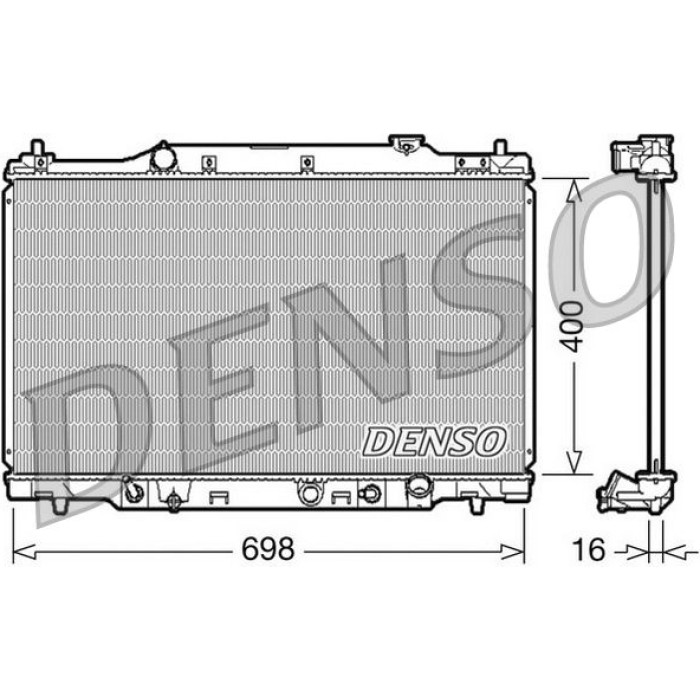 Denso Motorkühler DRM40016 Denso Motorkühler DRM40016