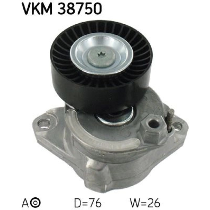 SKF Keilrippenriemen-Umlenkrolle VKM 38750 SKF Keilrippenriemen-Umlenkrolle VKM 38750