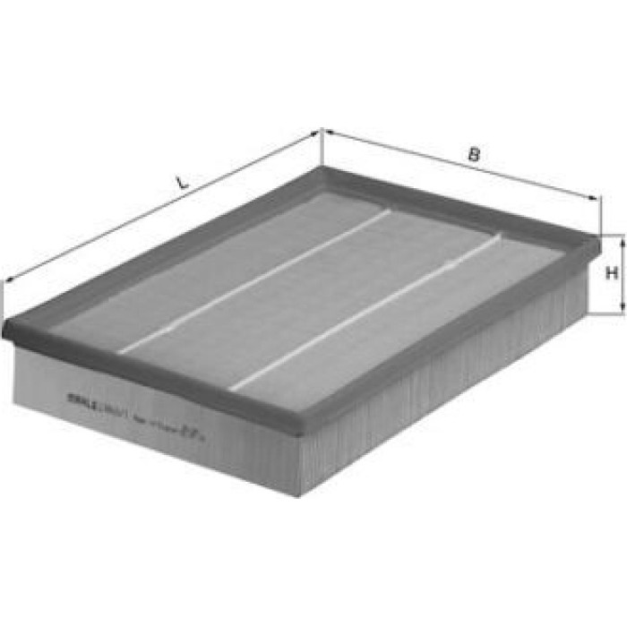 MAHLE Luftfilter LX 460/1 MAHLE Luftfilter LX 460/1