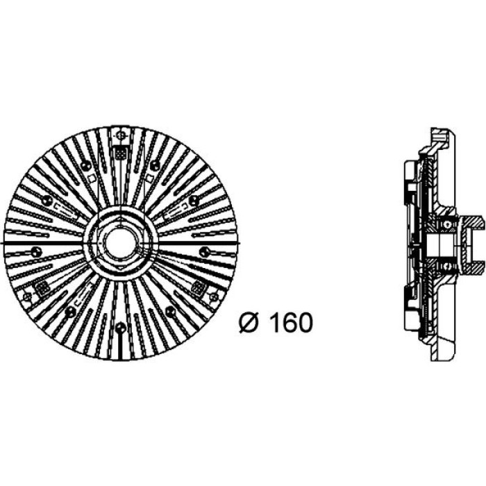 Kupplung, K÷hlerl Nach CFC 79 000P Kupplung, K÷hlerl Nach CFC 79 000P
