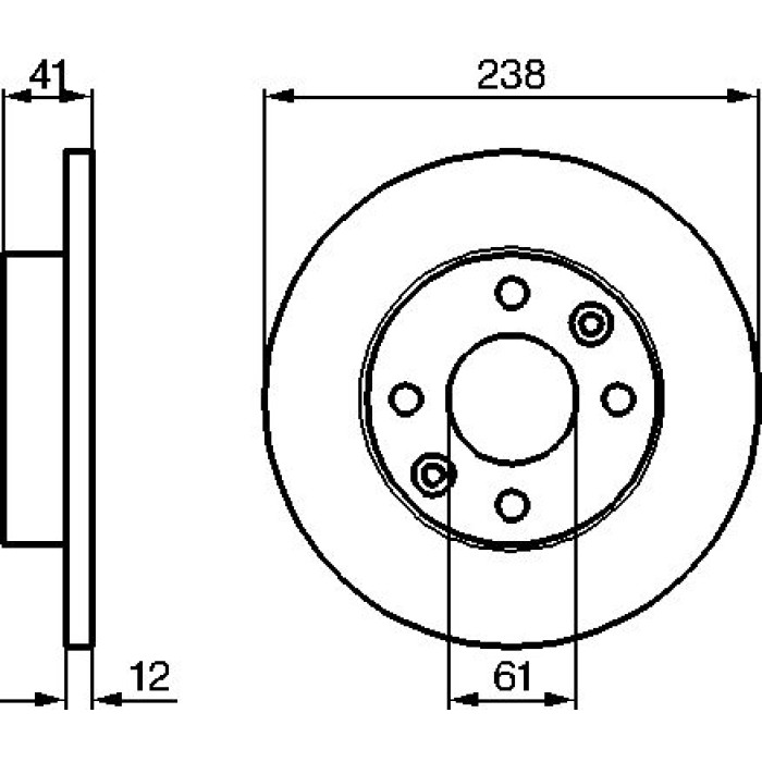 Bosch Bremsscheibe 0 986 479 165 Bosch Bremsscheibe 0 986 479 165