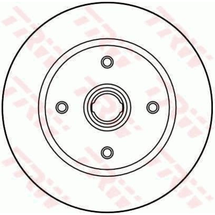 TRW Bremsscheibe DF1691 TRW Bremsscheibe DF1691