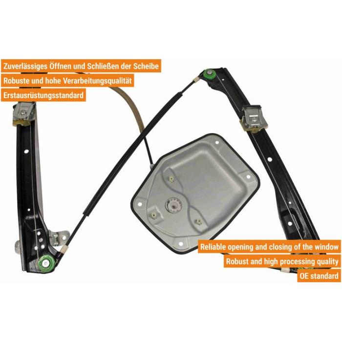 VAICO V10-6298 Fensterheber vorne rechts, ohne Motor, elektrisch VAICO V10-6298 Fensterheber vorne rechts, ohne Motor, elektrisch
