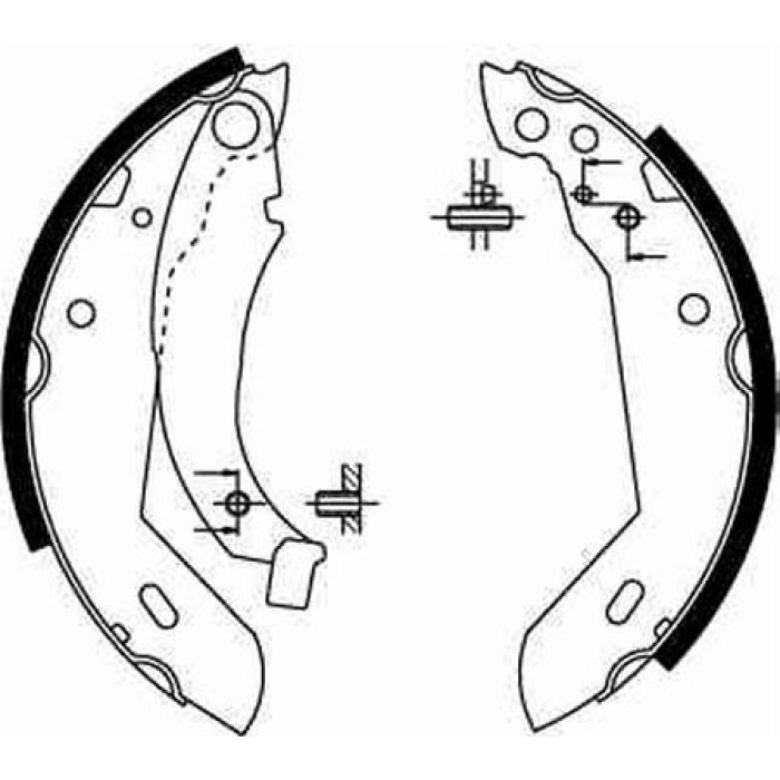 TRW Bremsbacken GS8158