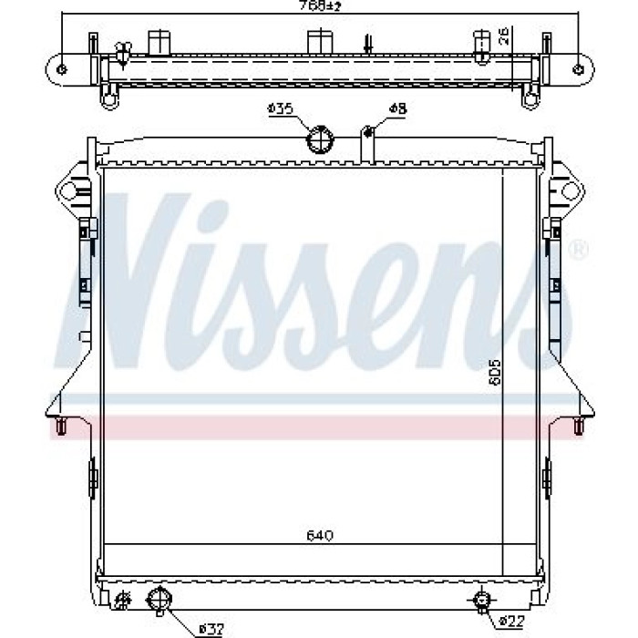 Nissens Wasserkühler PKW 69246 Nissens Wasserkühler PKW 69246