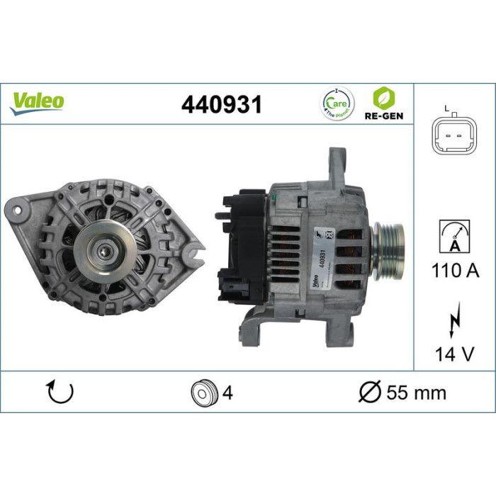 Valeo Lichtmaschine 440931 Valeo Lichtmaschine 440931